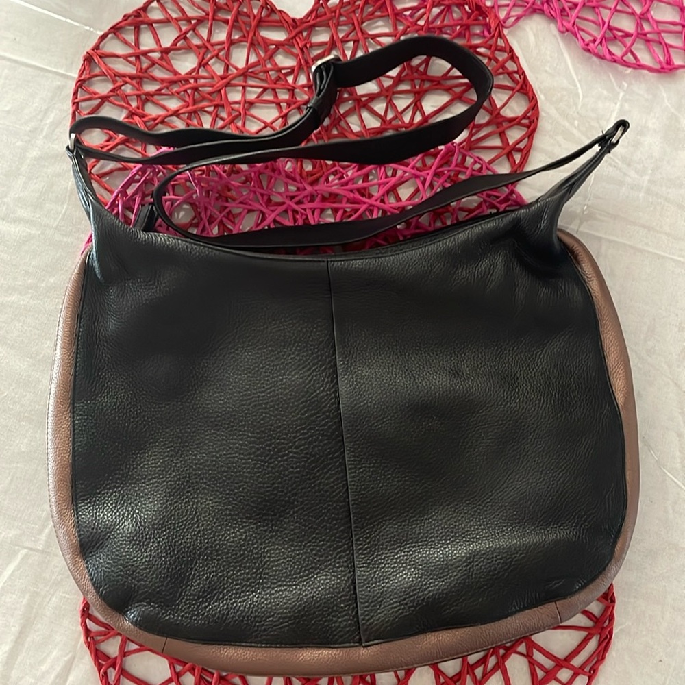 Derek Alexander leather purse black/brown new